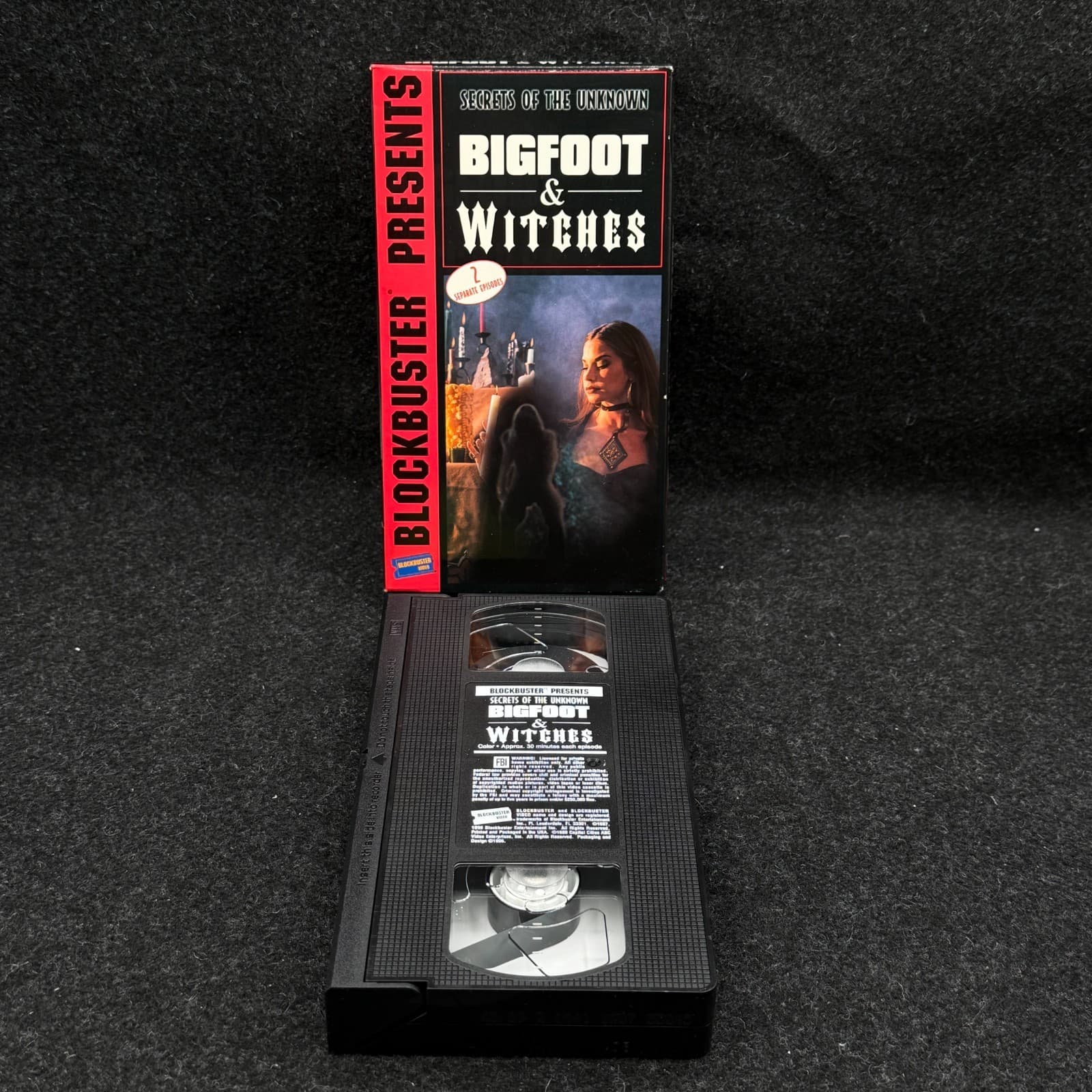 Rare Blockbuster Presents Secrets of the Unknown: Bigfoot & Witches VHS