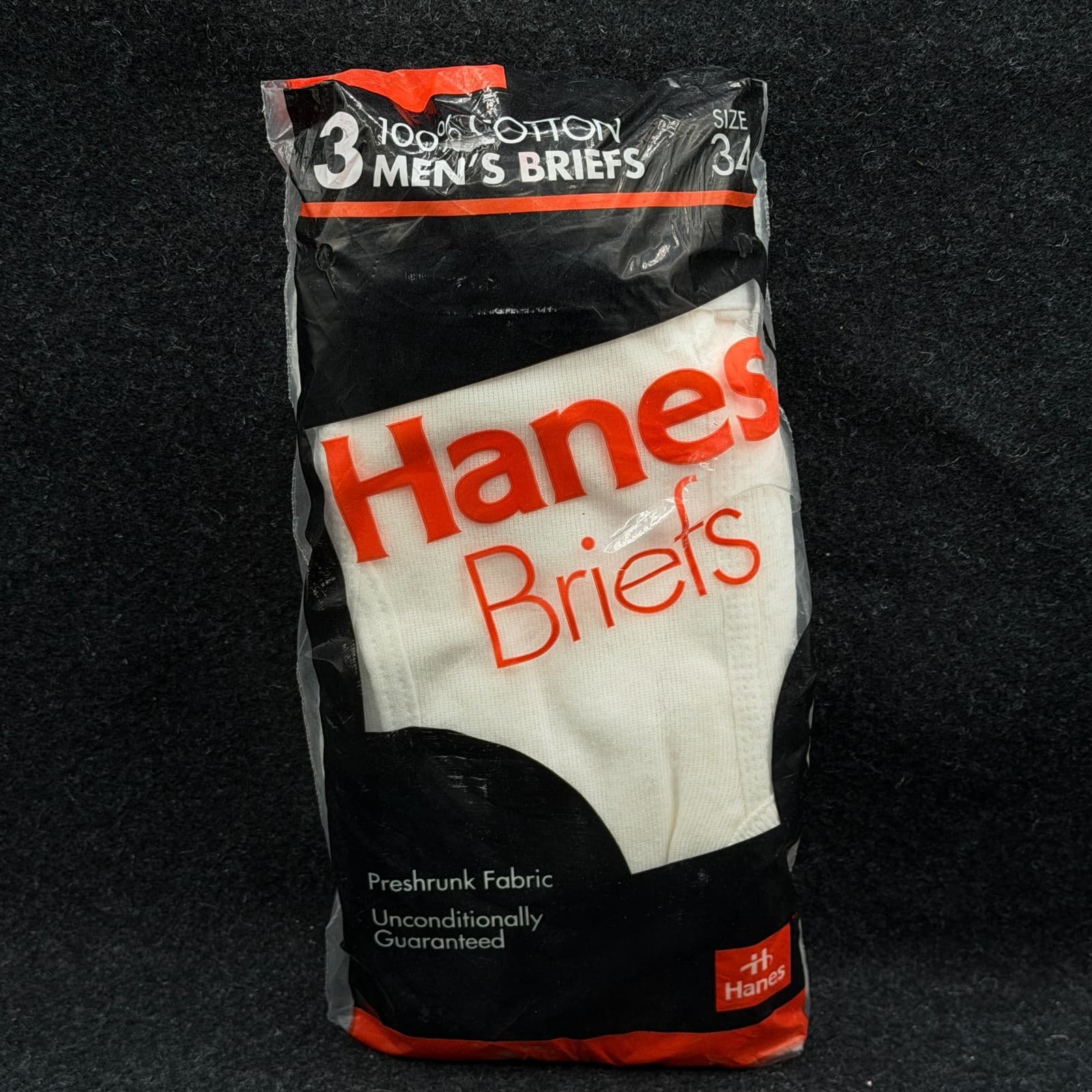 Hanes Briefs 1992 Men's Underwear 3 Pack Size 34 Vintage New/Unopened