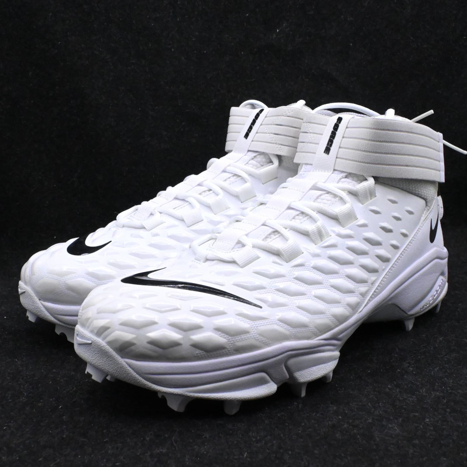 Nike Men’s 14 WIDE Force Savage Pro 2 Shark White Football Cleats CK2823-100