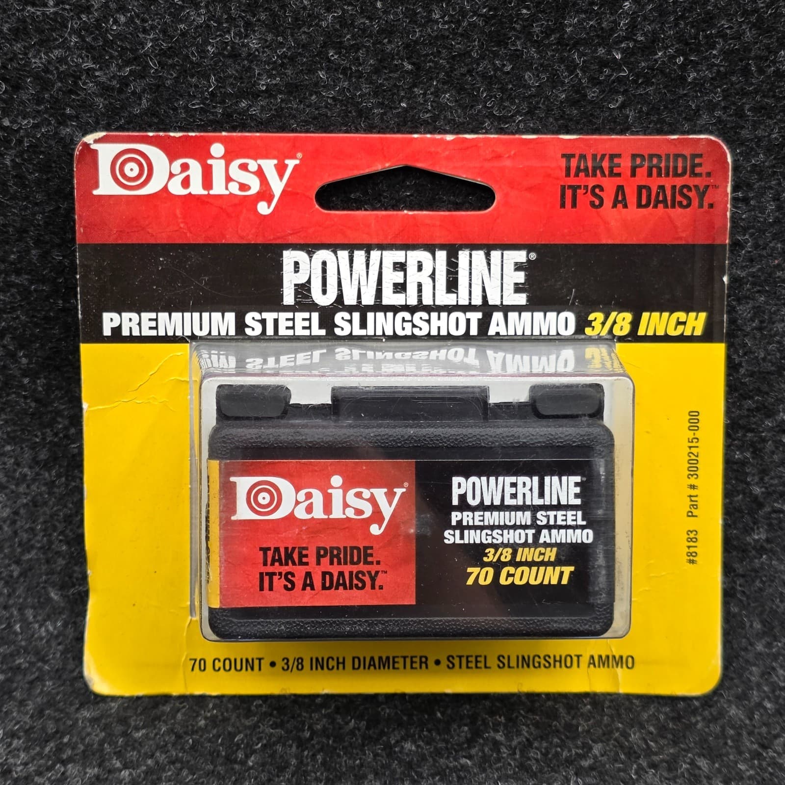 Daisy Sling Shot Ammo 3/8" 70 Count Premium Steel POWERLINE Take Pride!