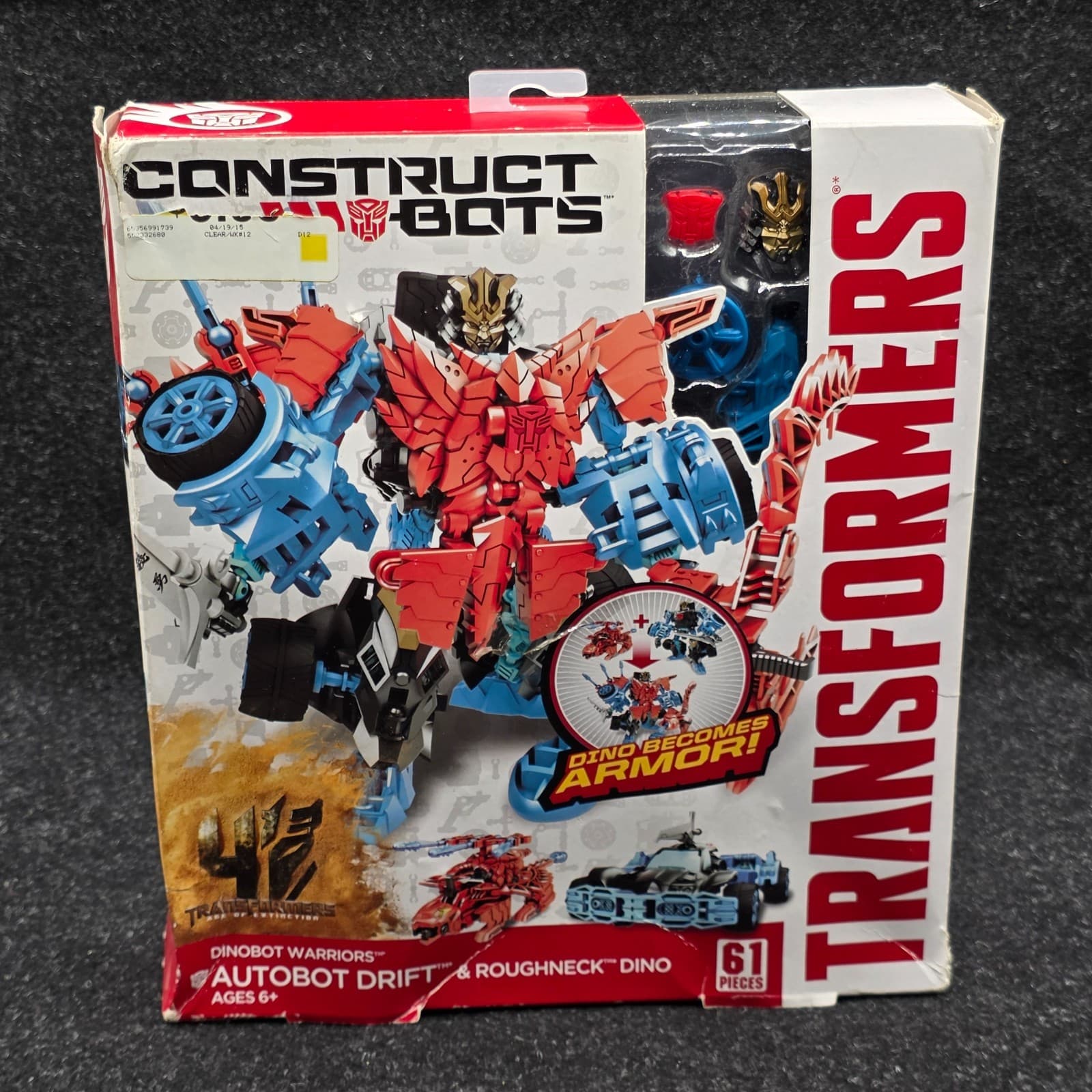 Construct Bots Dinobot Warriors. Autobot Drift & Roughneck Dino Transformers
