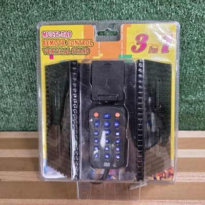 PlayStation 2 Multitap 3 In 1 DVD Remote Control Vertical Stand Memory Card Slot