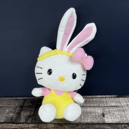 Hello Kitty Ty Beanie Babies Sanrio Easter Bunny Costume Plush
