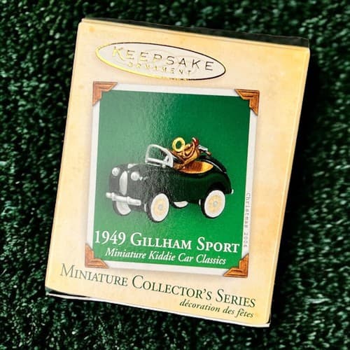 Hallmark Keepsake 1949 Gillham Sport Miniature Car Ornament 2004
