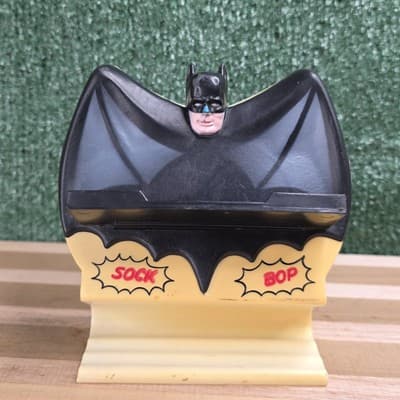 Vintage 1977 Janex Batman Executive Desk Set Figure Pencil Pen Holder DC Comics