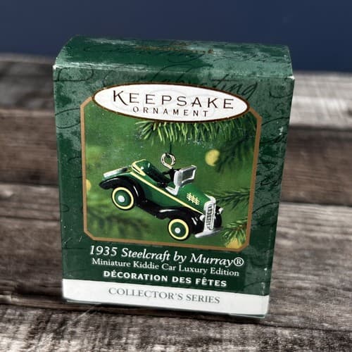 1935 Steelcraft By Murray`2000`Miniature-Kiddie Car Luxury,Hallmark Ornament