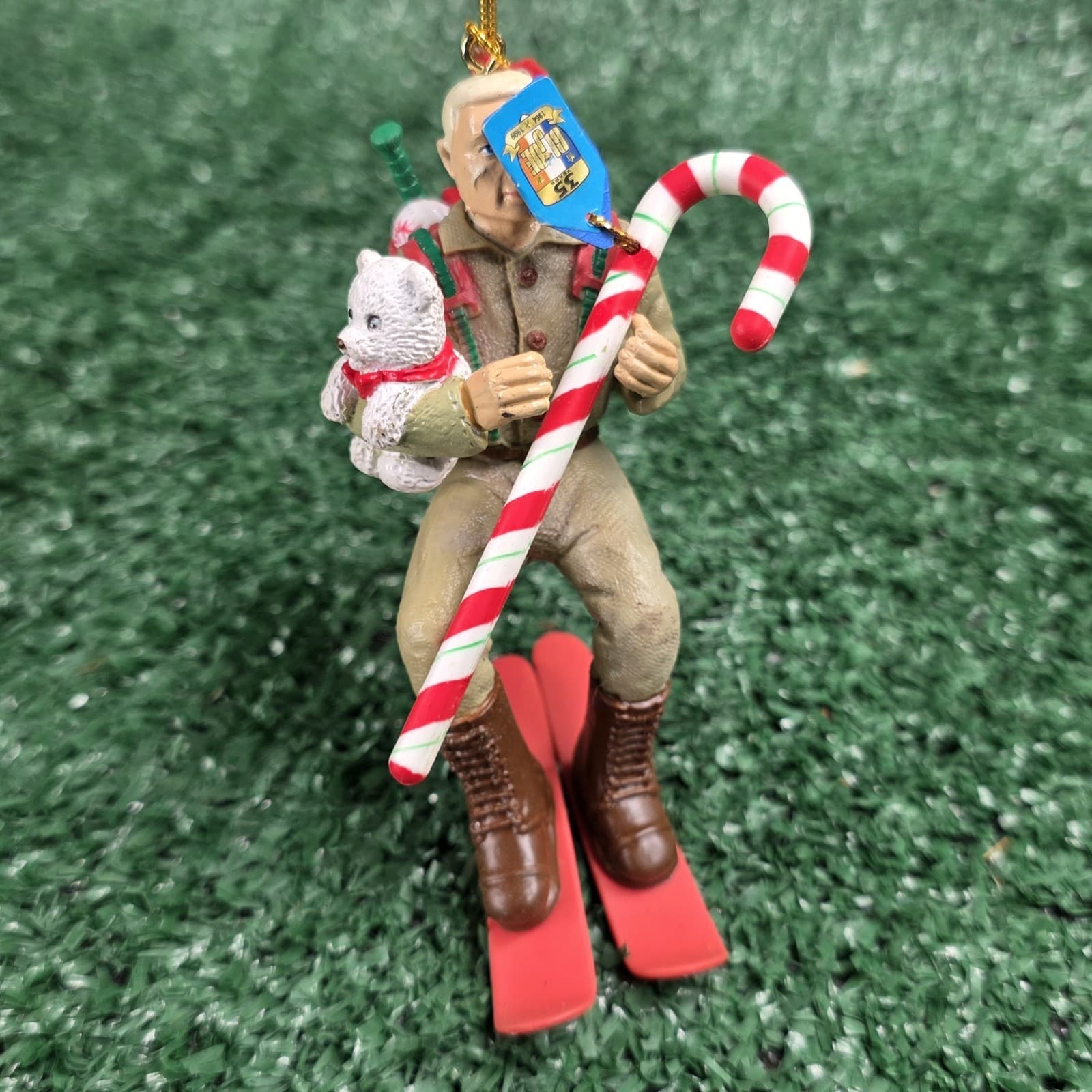 Enesco 1998 GI Joe Limited Edition 35 Year Anniversary Christmas Ornament No Box