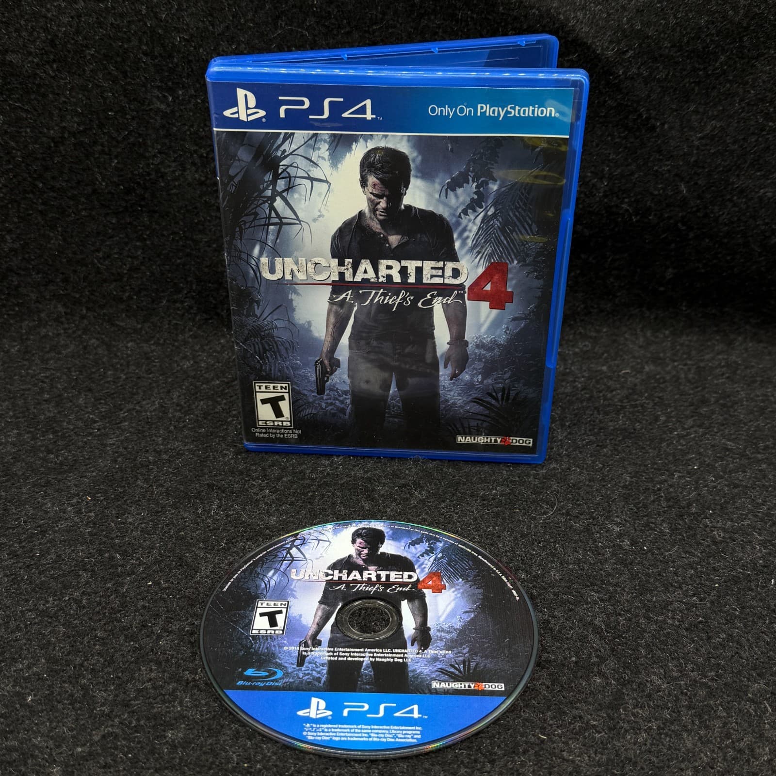 Uncharted 4: A Thief's End - Sony PlayStation 4 No Manual PS4