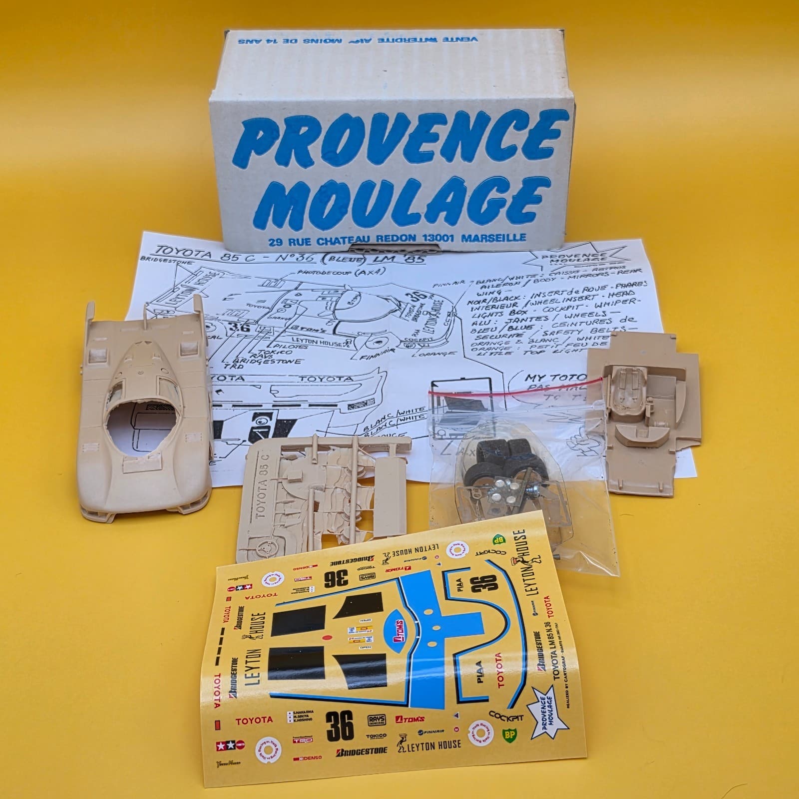 1:43 PROVENCE MOULAGE MADE IN FANCE TOYOTA 85 C