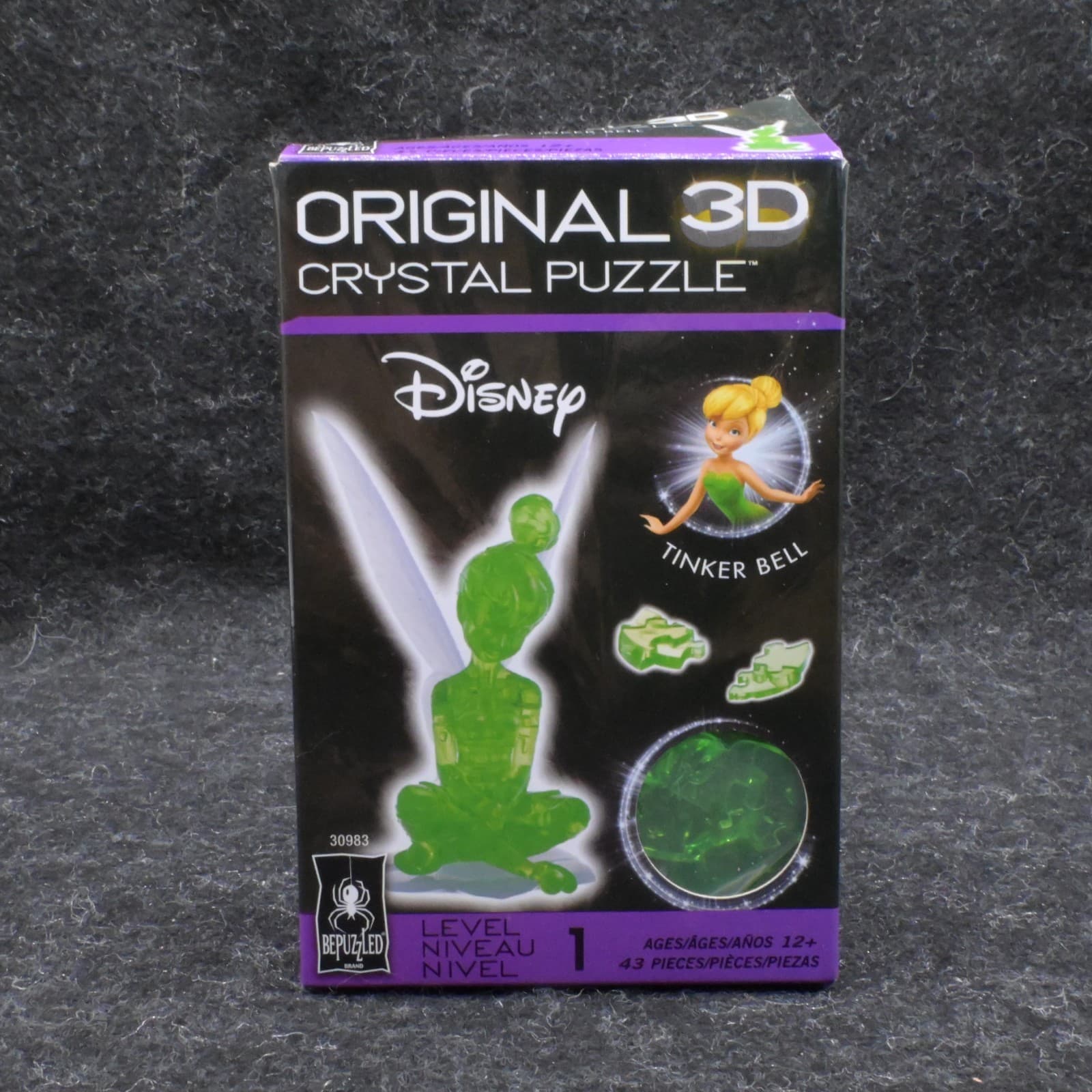 Disney Tinker Bell Original 3-D Crystal Puzzle Level 1 Sealed NEW