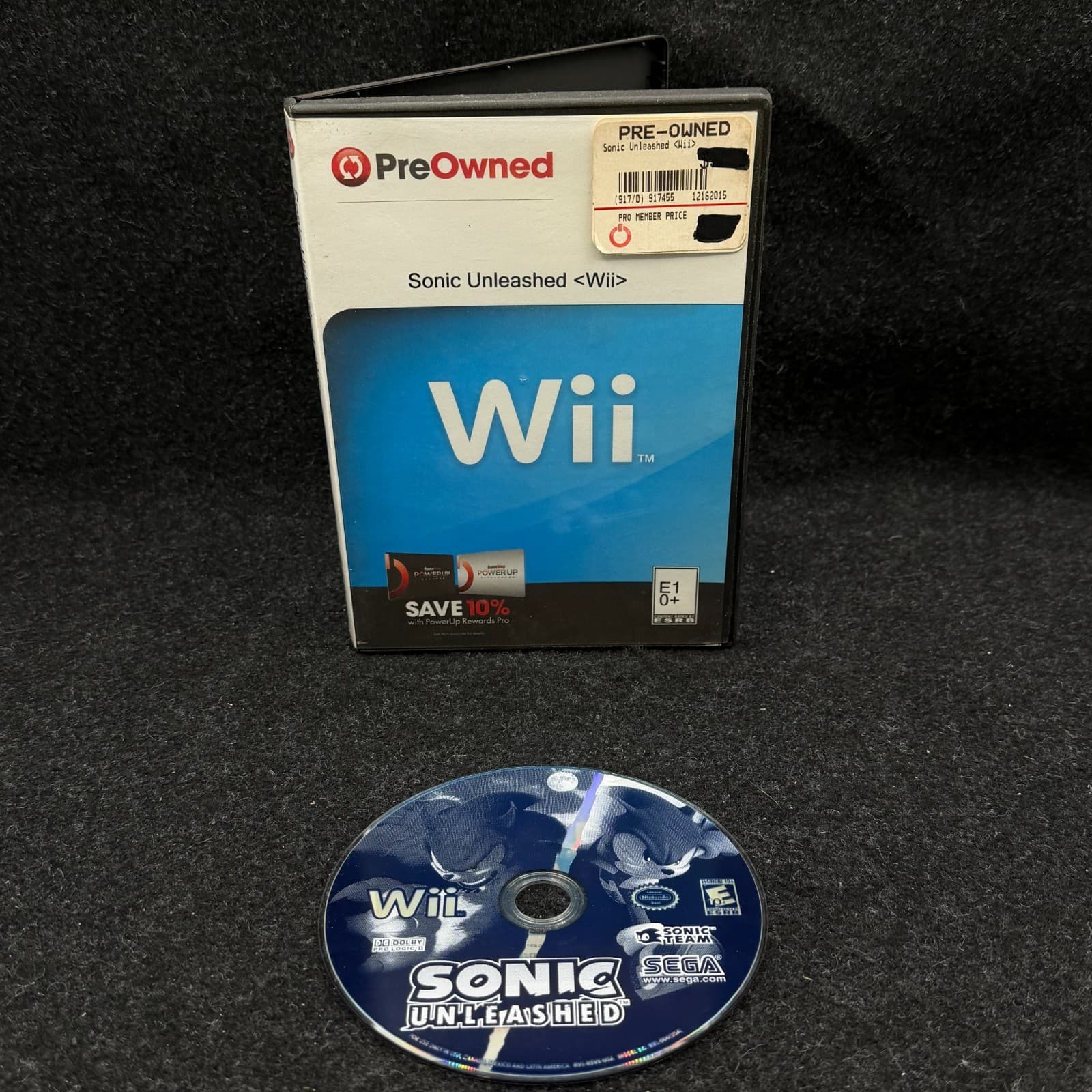 Sonic Unleashed (Nintendo Wii, 2008) DISC ONLY