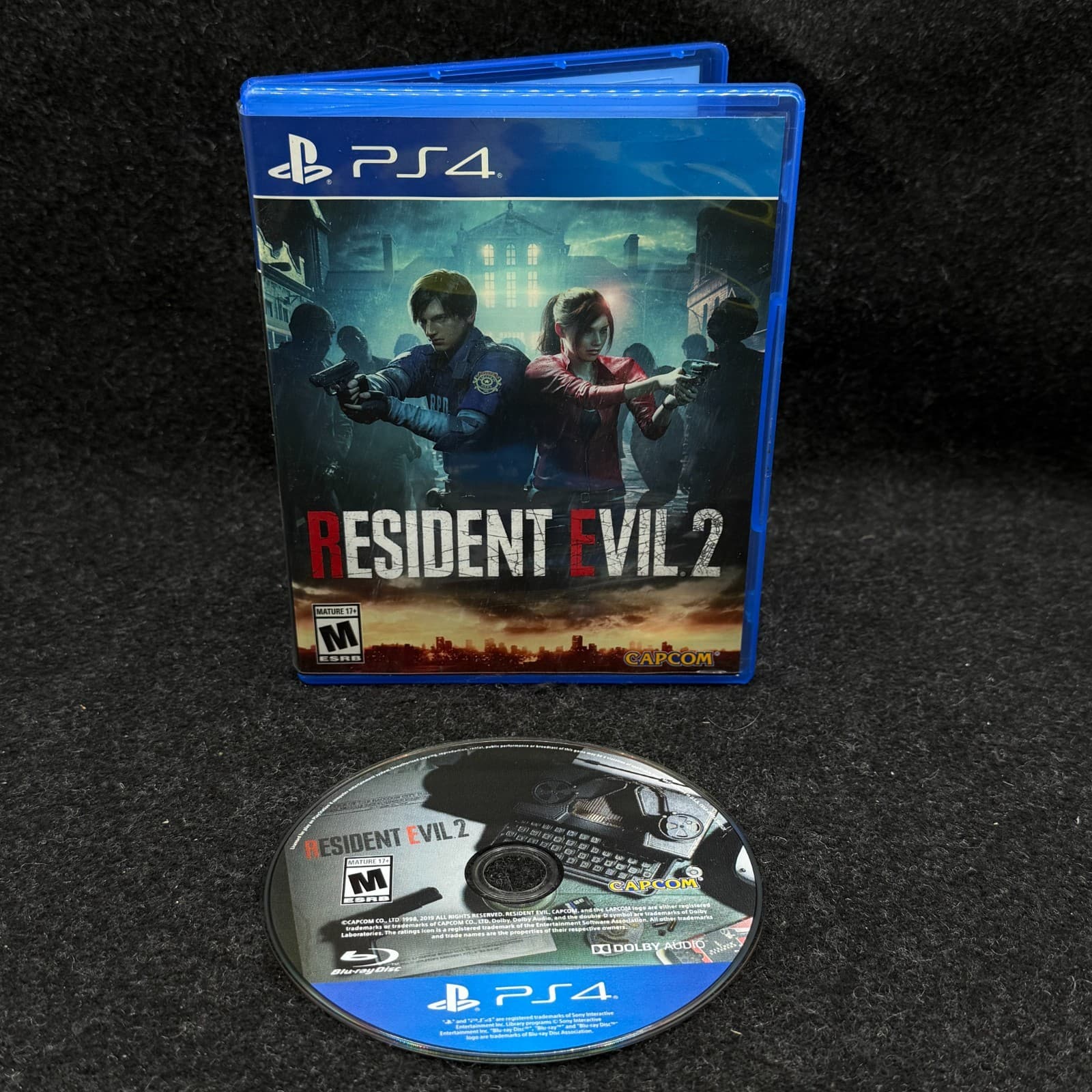 Resident Evil 2 - Sony PlayStation 4 Tested Working Disc PS4 Game