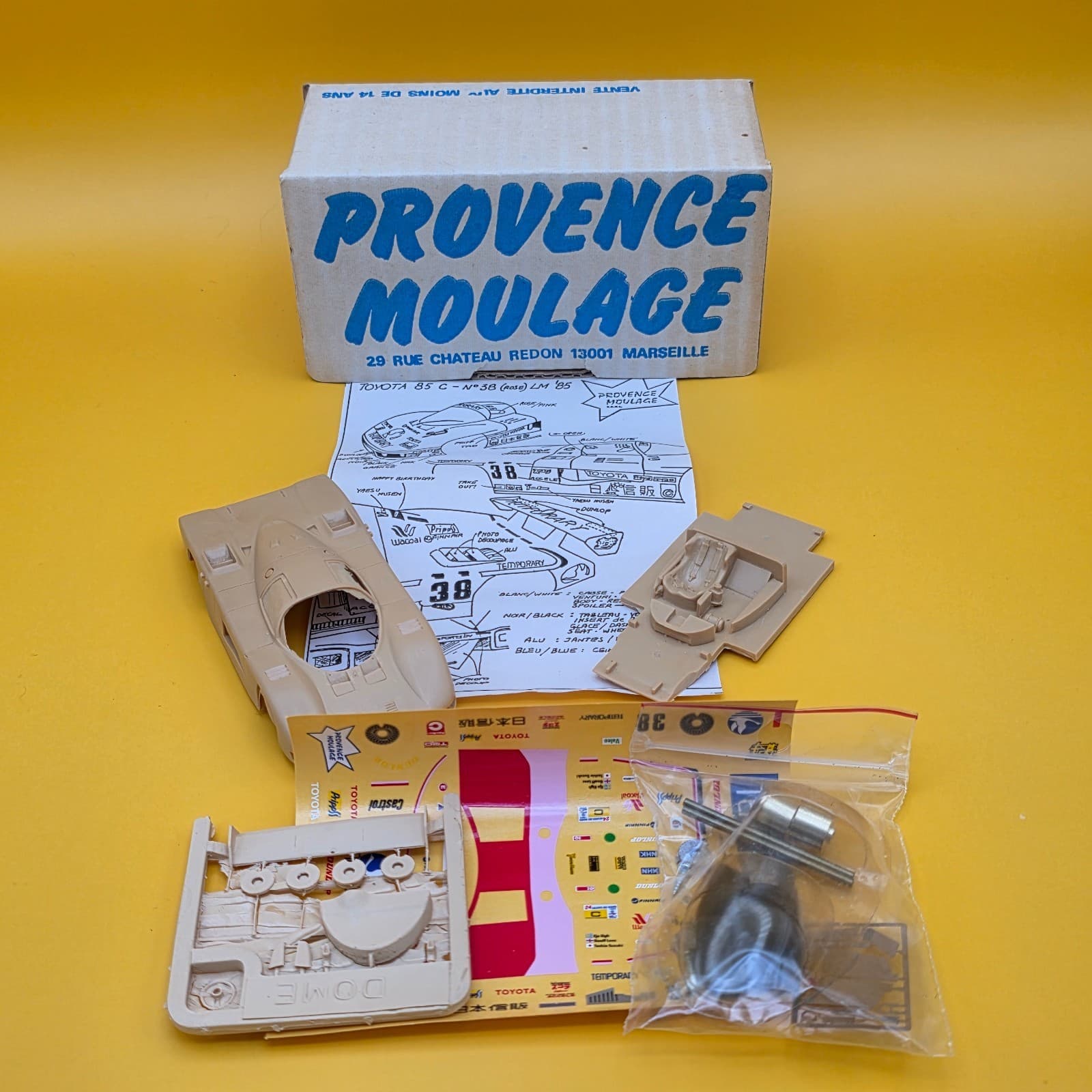 1:43 PROVENCE MOULAGE MADE IN FANCE TOYOTA 85 C