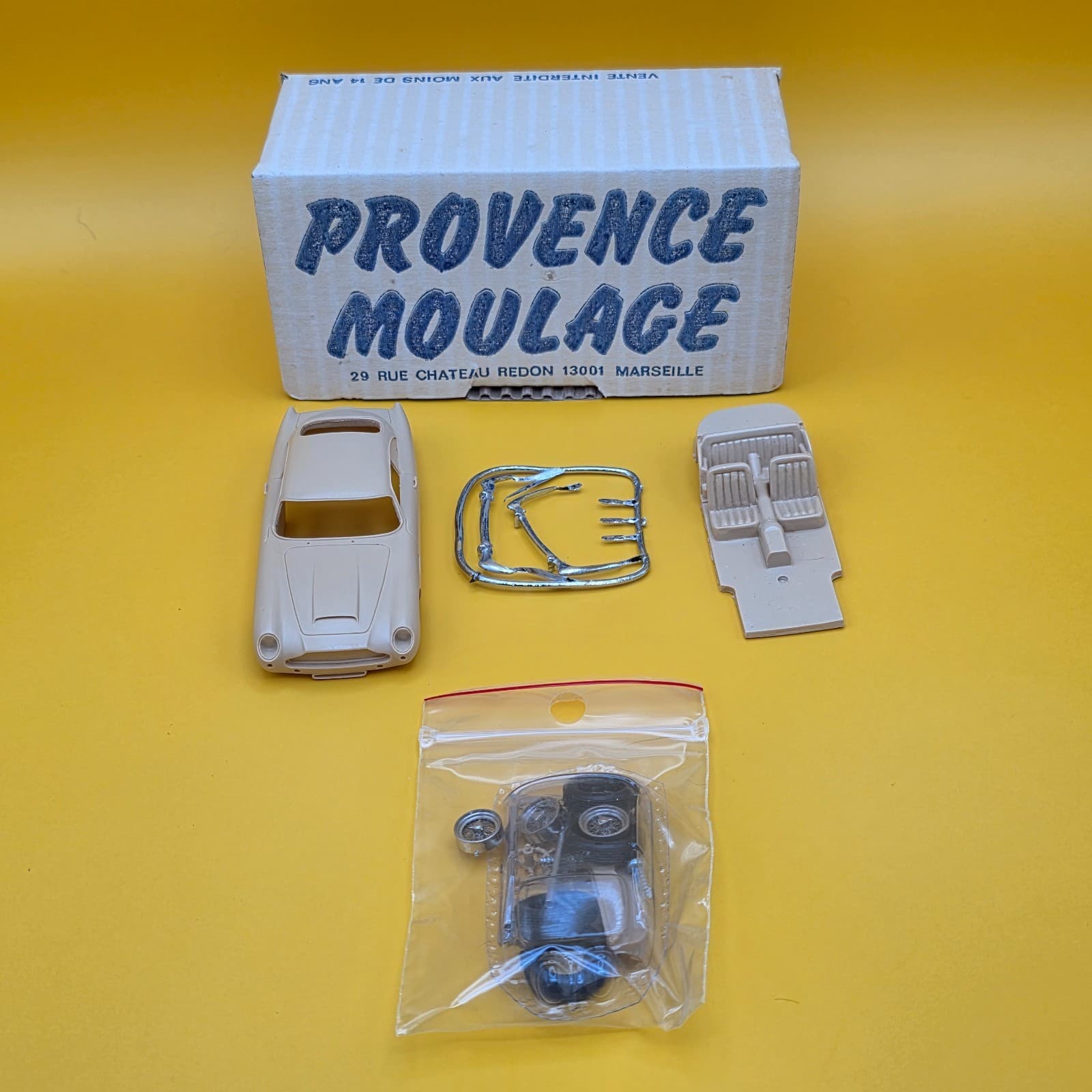 Provence Moulage 64 Aston Martin DB5 Coupe France Resin Model Car Kit 1:43 Scale