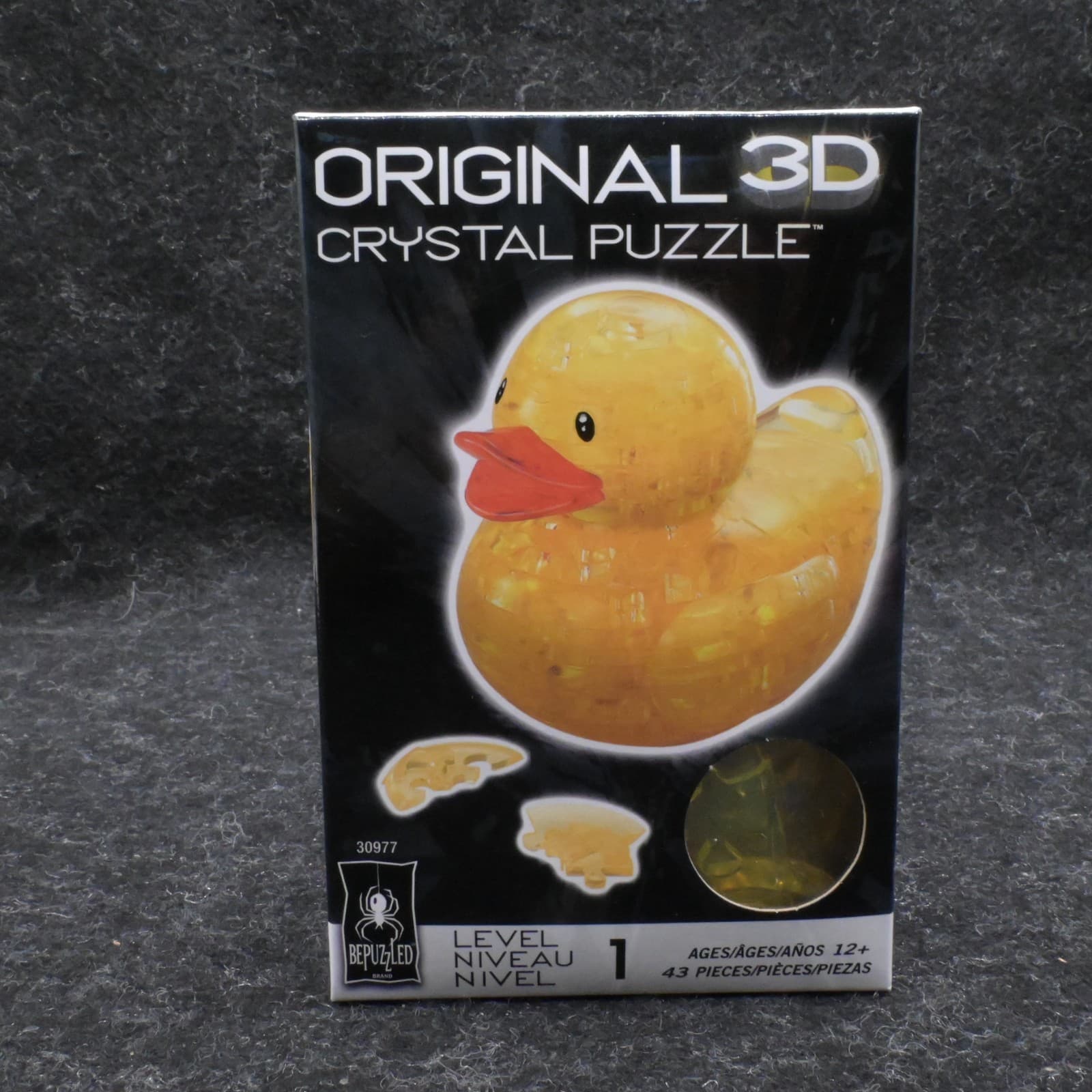 New Sealed Bepuzzled Duck, Original 3D Crystal Puzzle Level 1 #30977