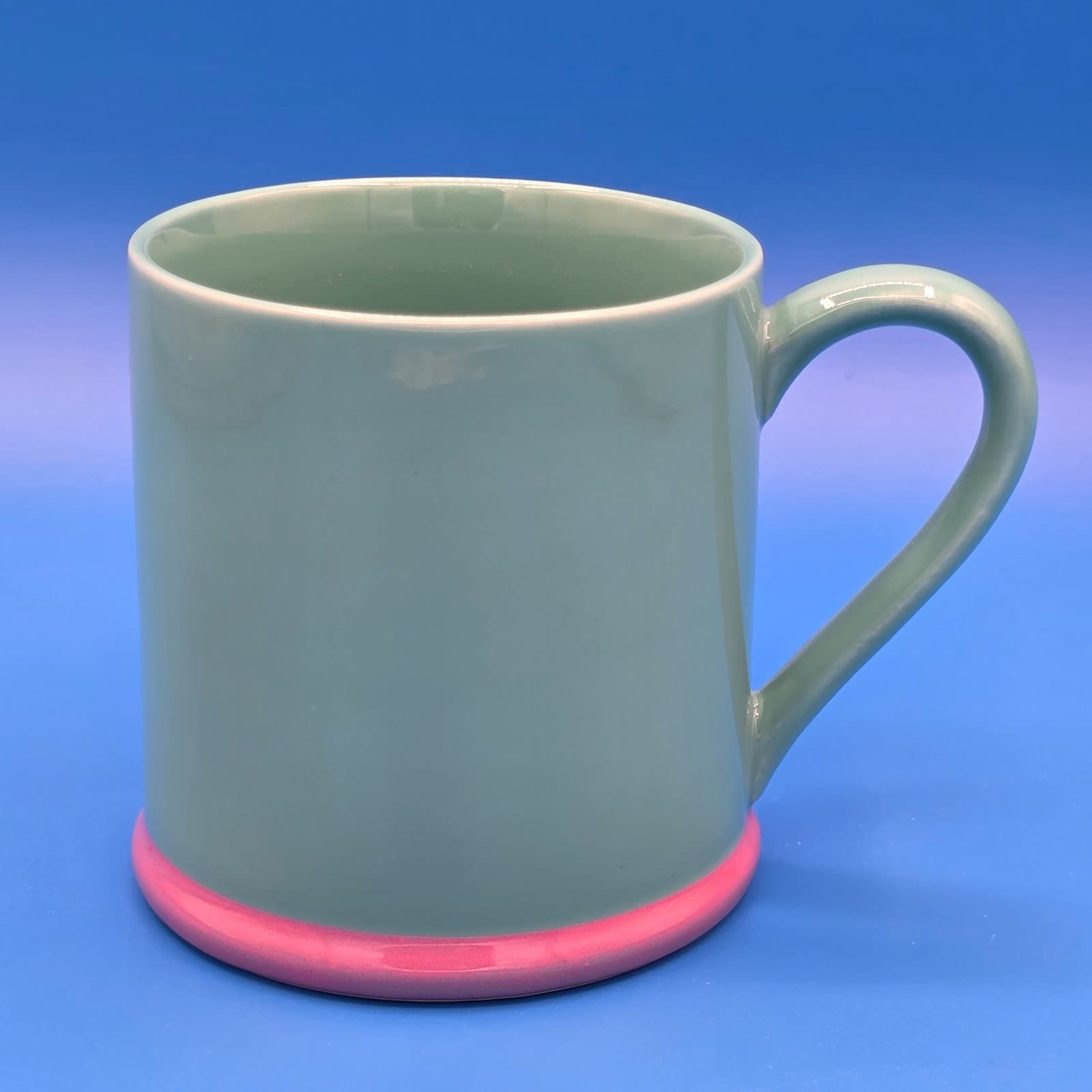 Vintage Lindt Stymeist Japan Colorways Turquois & Pink Ceramic Coffee Mug