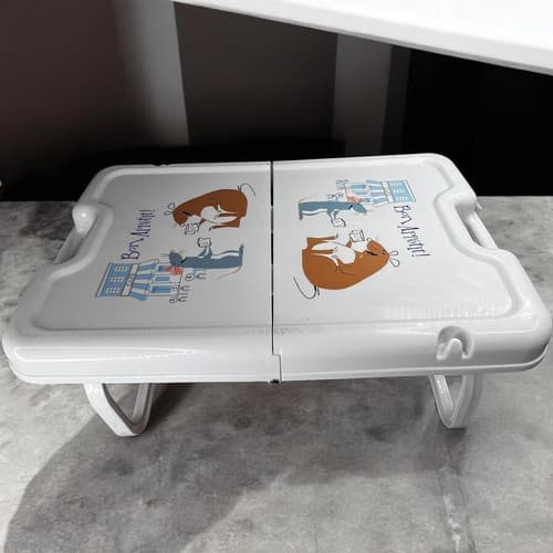 Rare Disney Store Ratatouille Bon Appetit Portable Folding Lap Desk Storage Case