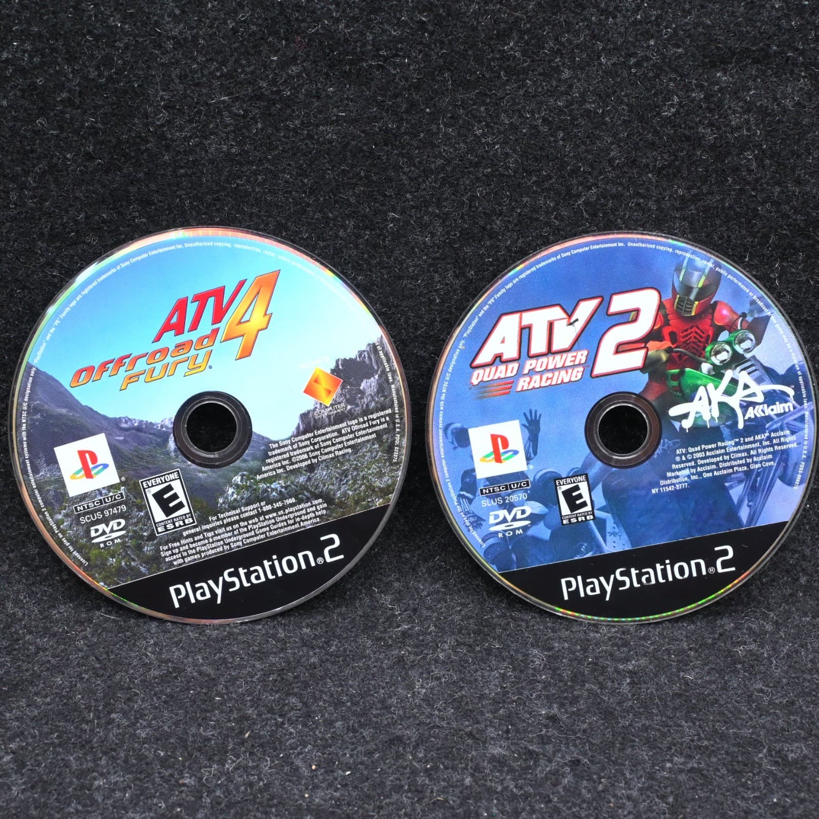 ATV Offroad Fury 4 & ATV 2 (Sony PlayStation 2, 2006) PS2 Disc Only
