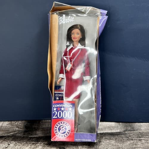 Barbie 2000 Democratic National Convention DNC Delegate Brunette Mattel 29068