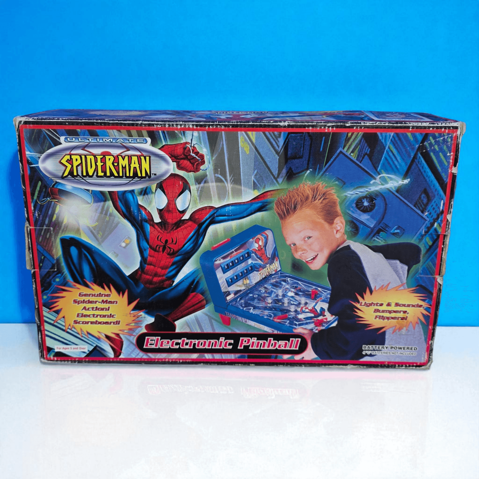 Ultimate Spider-Man Electronic Pinball Machine by Funrise - RARE NEW