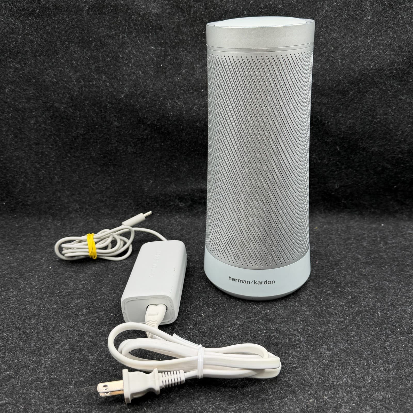Harman Kardon Invoke Bluetooth Voice-Activated Speaker w/ Power Cable White