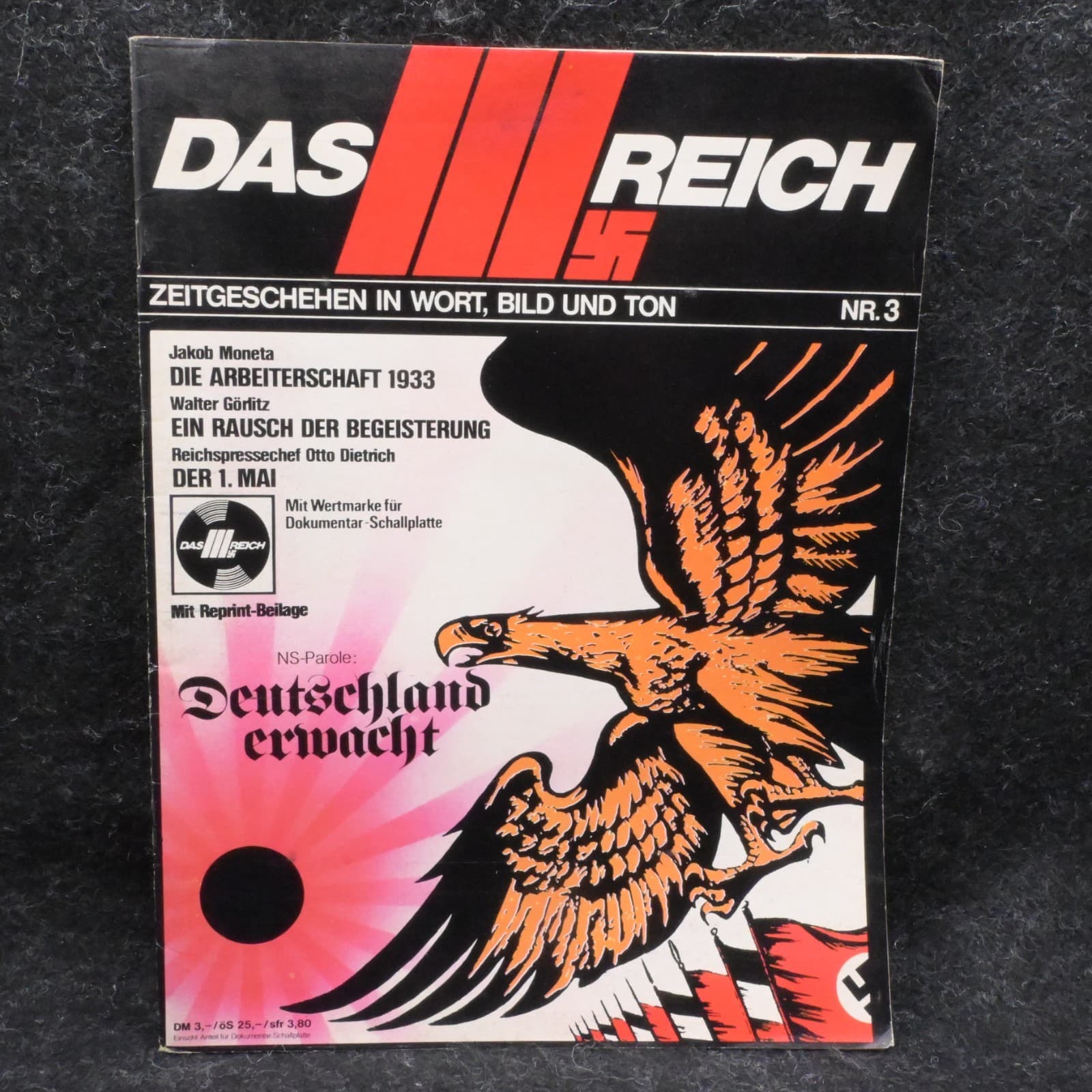 Das Reich 1970s German Magazine Nr 3