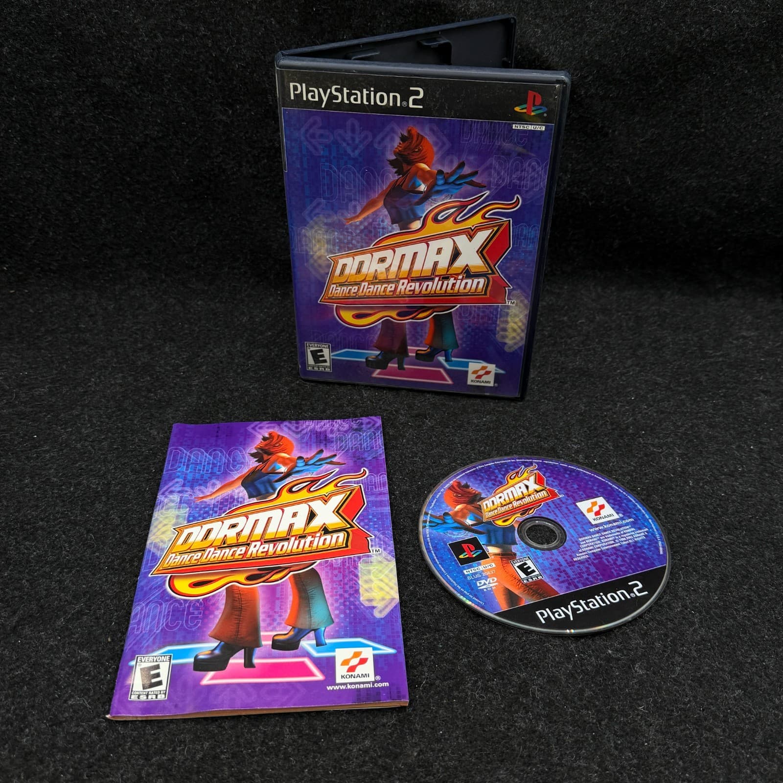 Dance Dance Revolution DDR Max PlayStation 2 Complete CIB Ps2 Video Game Konami