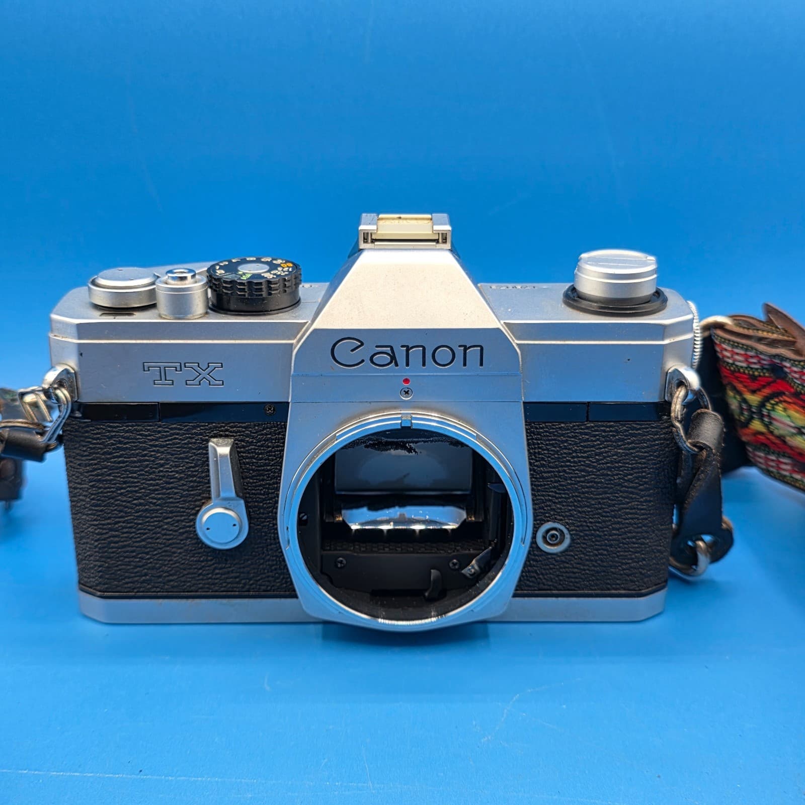 Canon TX Silver 35mm Film SLR Camera Body 709