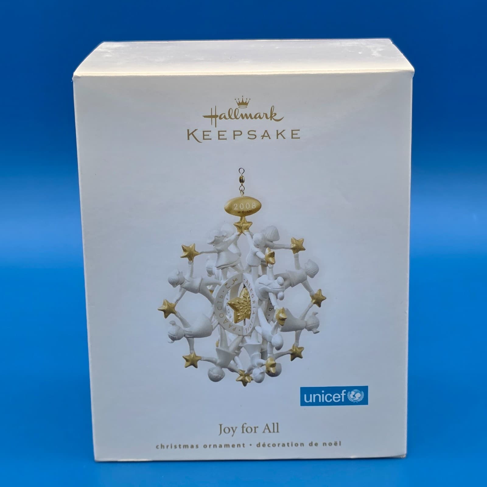 Hallmark Joy for All UNICEF 2008 Keepsake CHRISTMAS Ornament