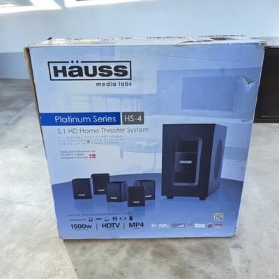 Read Hauss Media Lab HS-4 Platinum Series 5.1 HD Home Theater System Surround