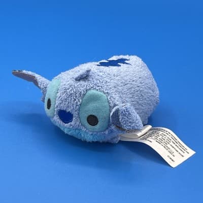 Disney Lilo & Stitch Tsum Tsum Mini Plush Bean Bag Stitch Blue 3.5”