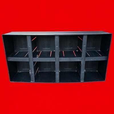 Vintage Alpha Storage Wall Mount Rack Holds 56 NES & 96 CDs