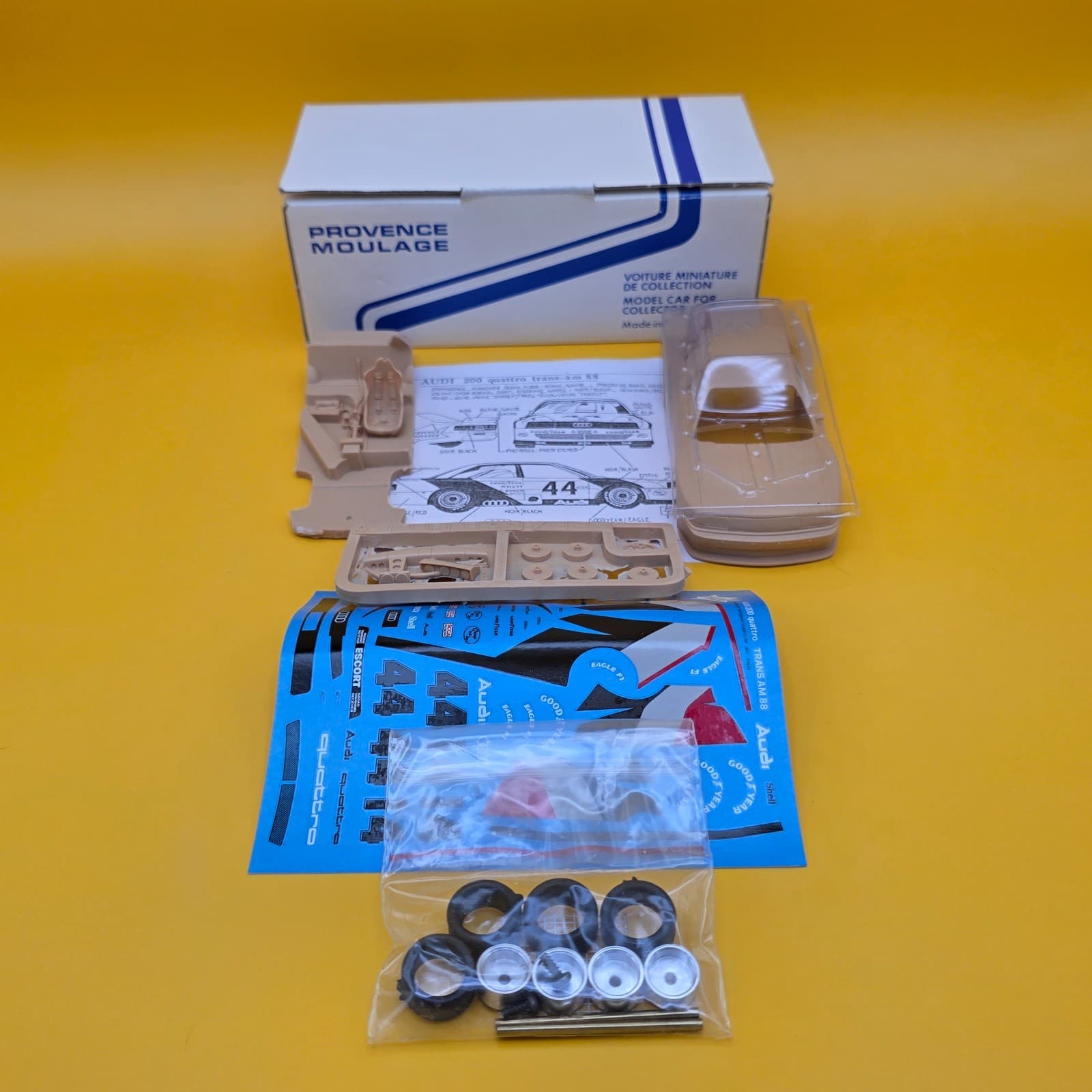 PROVENCE MOULAGE 1/43 RESIN KIT BUILT CAR MODEL: AUDI 200 QUATTRO TRANS-AM 88 14