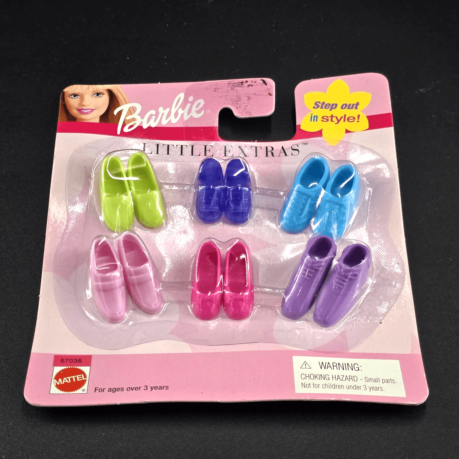 2001 Barbie Little Extras #67036 NIB Vintage Six Pair
