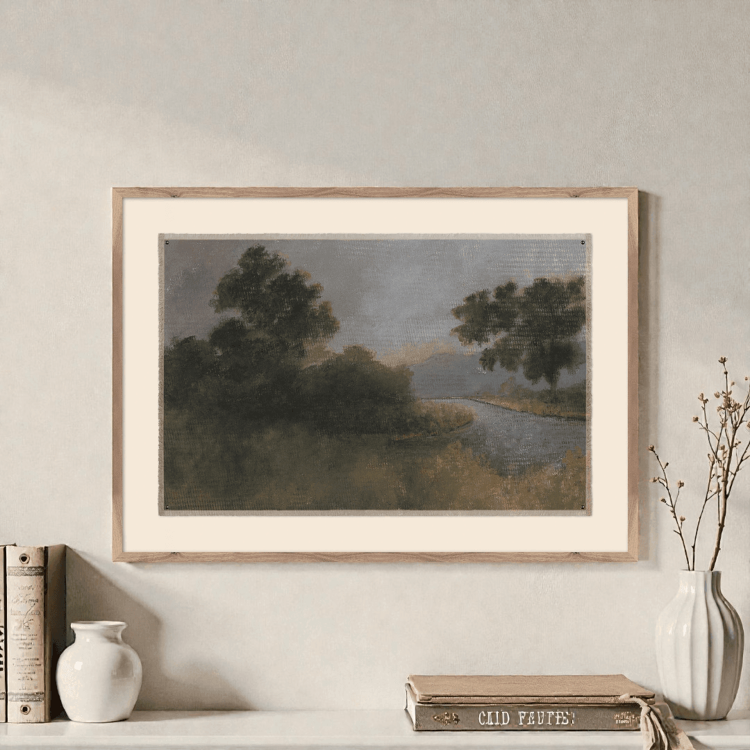 Lulu and Georgia Morning Glory Wall Art by Aileen Fitzgerald