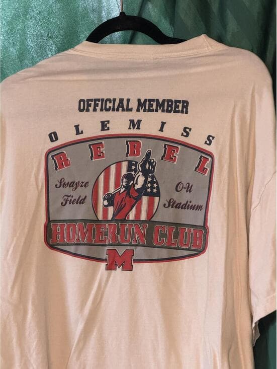 Oxford T-Shirt Co Ole Miss Rebels Homerun Club Swayze Field