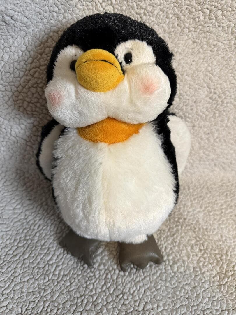 Ganz Webkinz Penguin Plush Stuffed Animal - Classic 8" Toy (Code Missing)