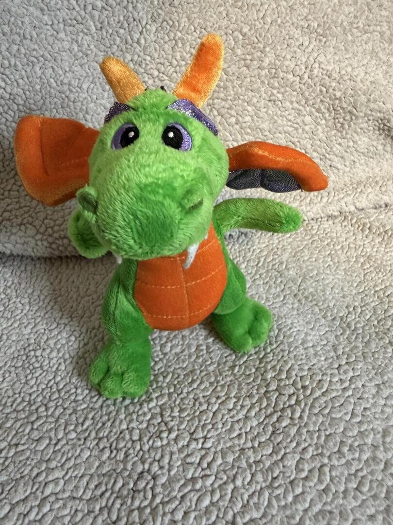 Aurora Legendary Friends Green Dragon Plush Orange Wings Stuffed Animal