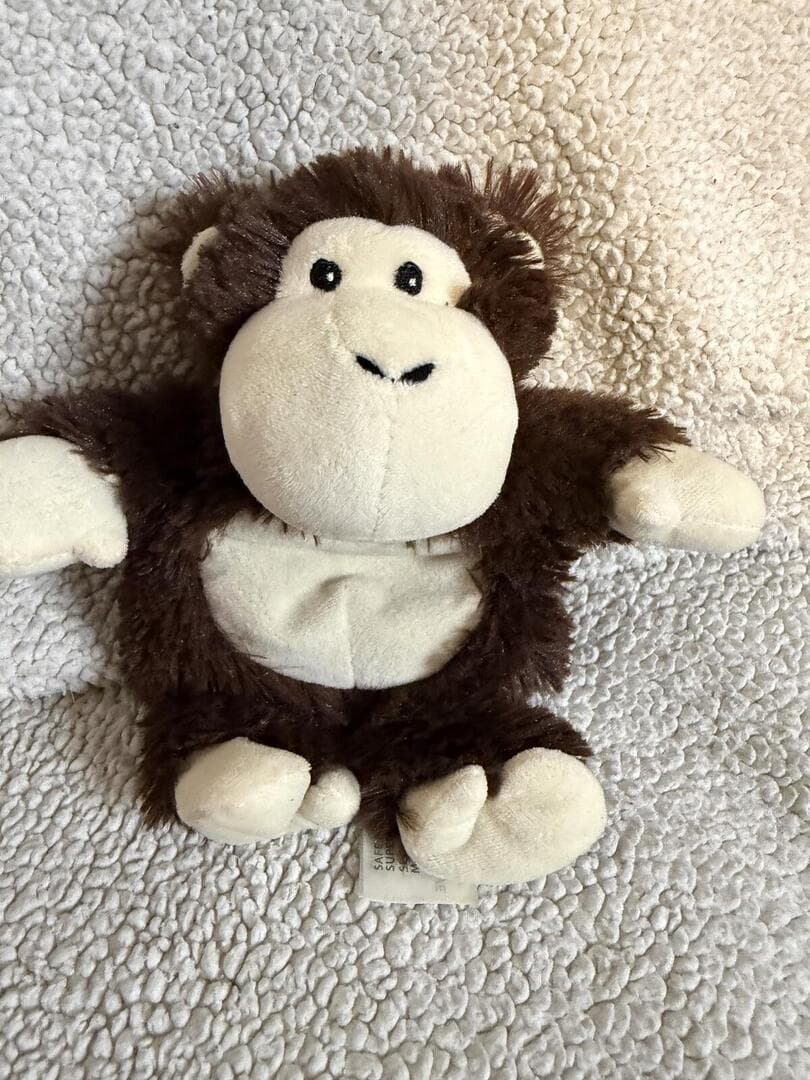 Warmies Plush Monkey Microwaveable Lavender Scented Heat Pack Toy