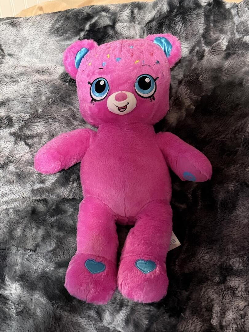 Retired Build-A-Bear Shopkins D'Lish Donut Pink Sprinkles
