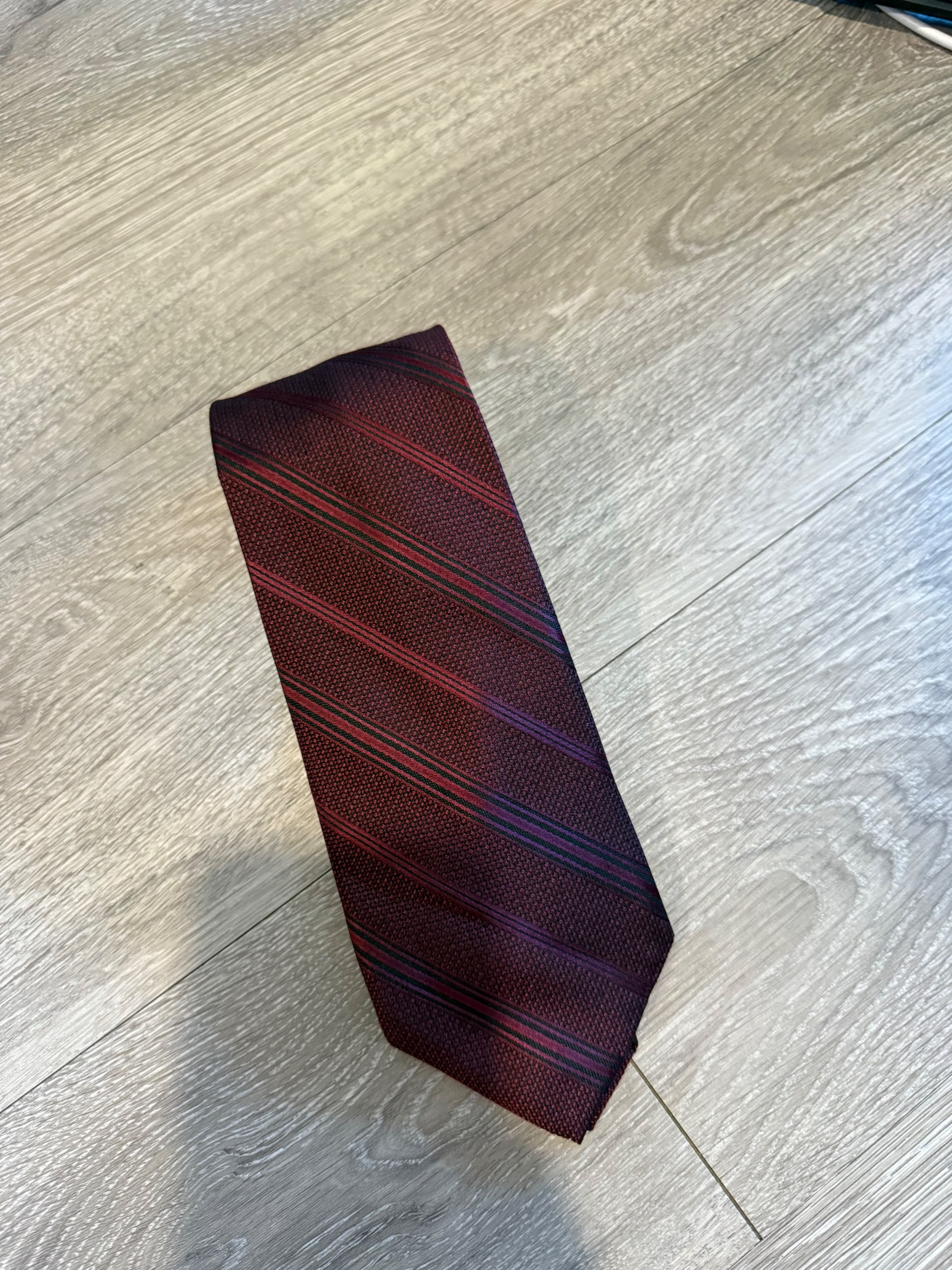 Bruno Piattelli 100% Silk Striped Tie