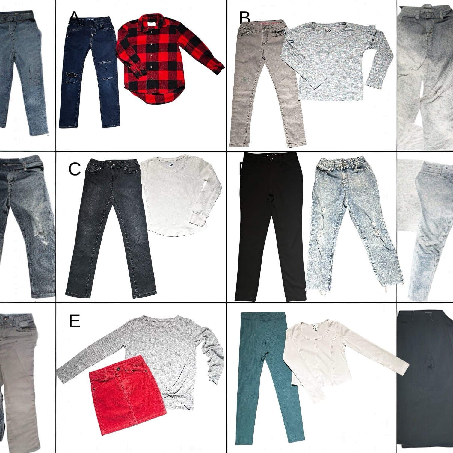 Girls Size 8 Clothing Lot Bundle – Old Navy, Cat & Jack, Art Class, TCP Fall