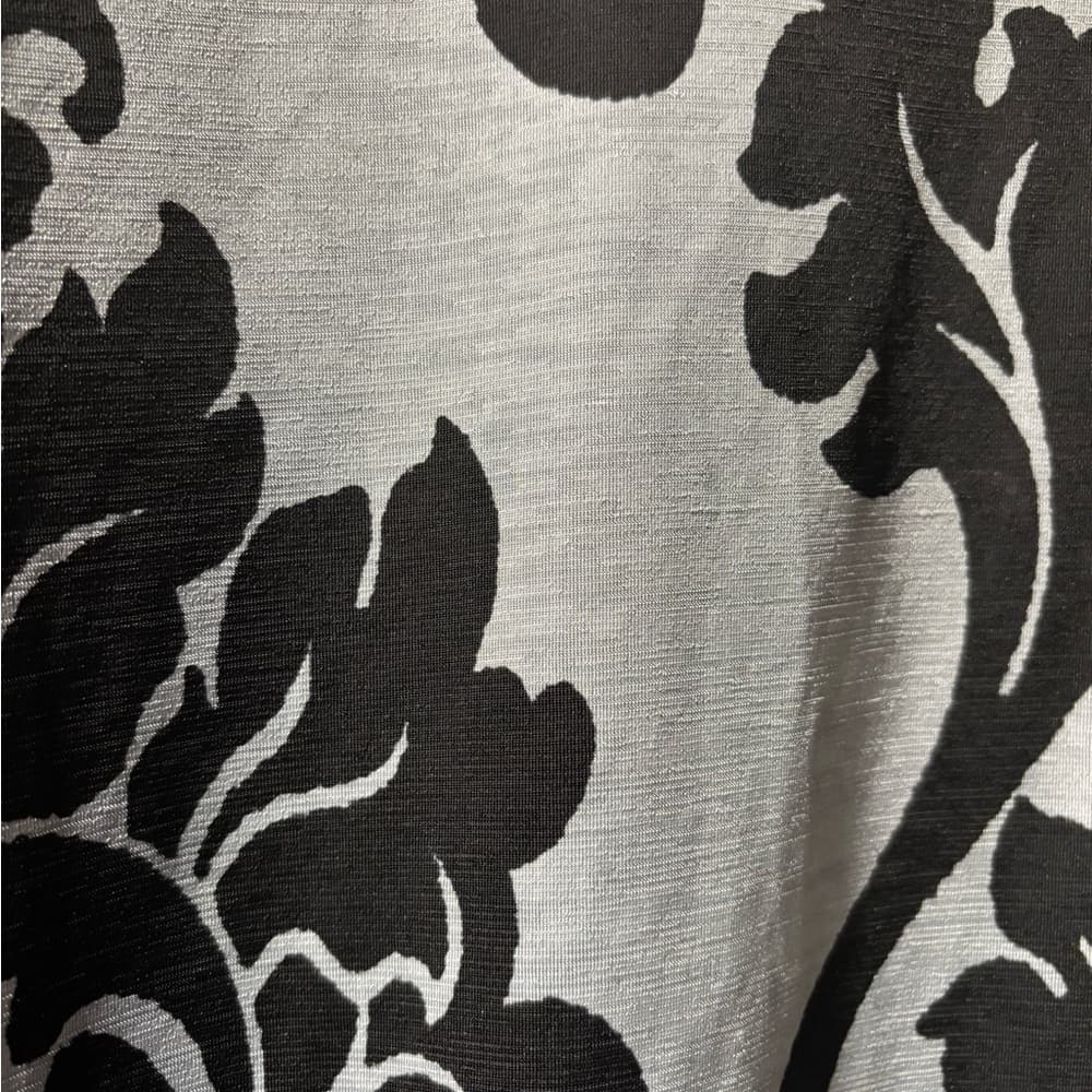EUC Sew in Love Elegant Black and Gray Patterned Women's Top