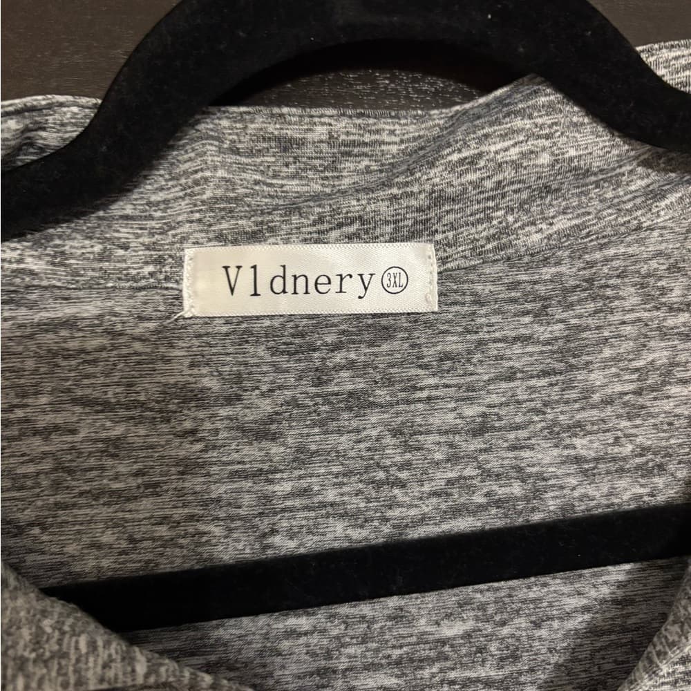 Women's heathered Gray Polo Shirt