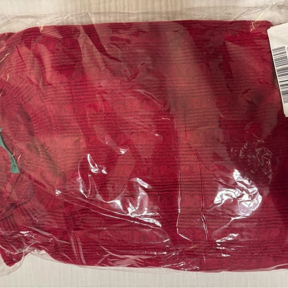 NWT Cozy Matching Set Women's Red Top and Pants XL