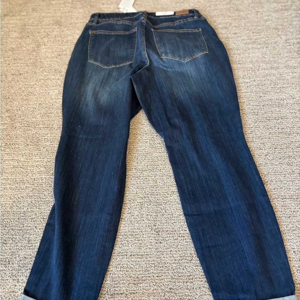 NWT Judy Blue Dark Wash Slim Fit Pull-On Jeans 14W