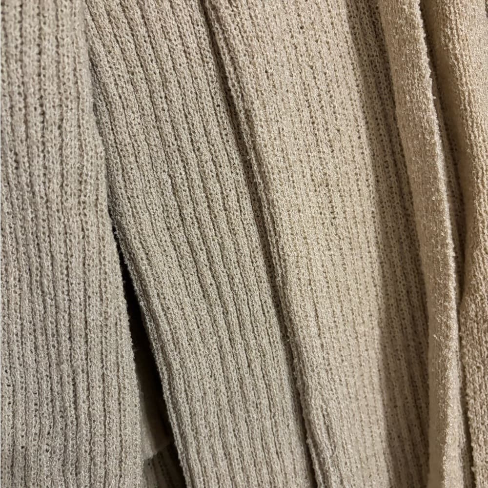 Two-piece set. Knit, Comfy, Tan, Women's Cardigan and Pants