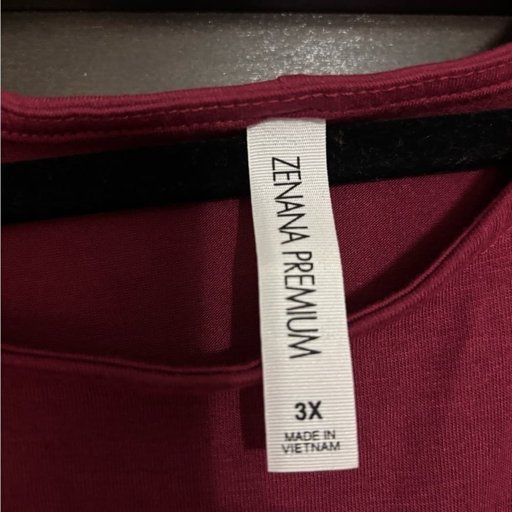 NWOT Zenana Knit Sleeveless Burgundy Dress