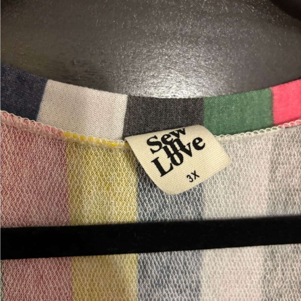 Sew in Love Colorful Striped Tank Top