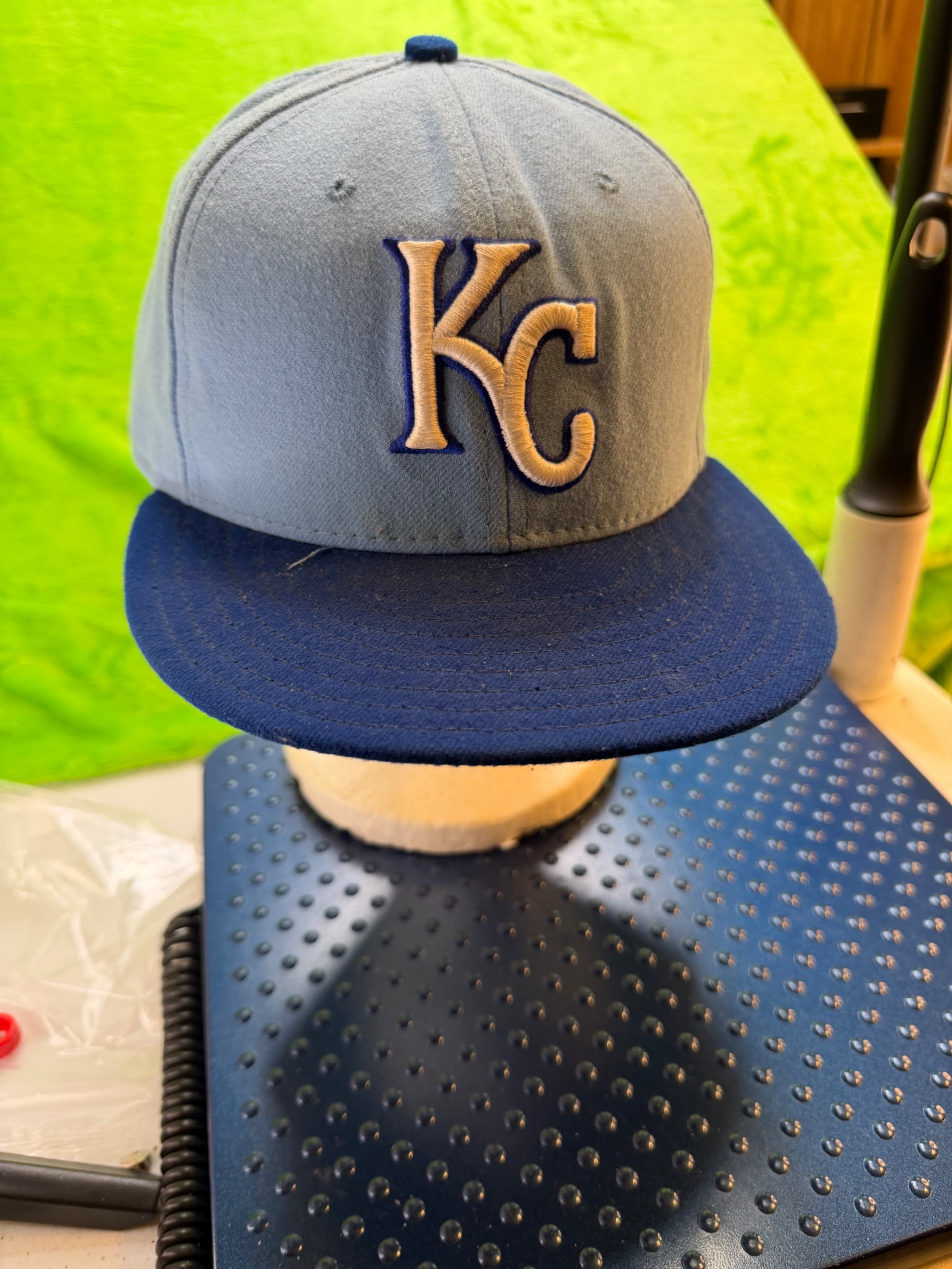 KC Royals New Era 59Fifty Cool Base On-Field Fitted Hat 7 1/4